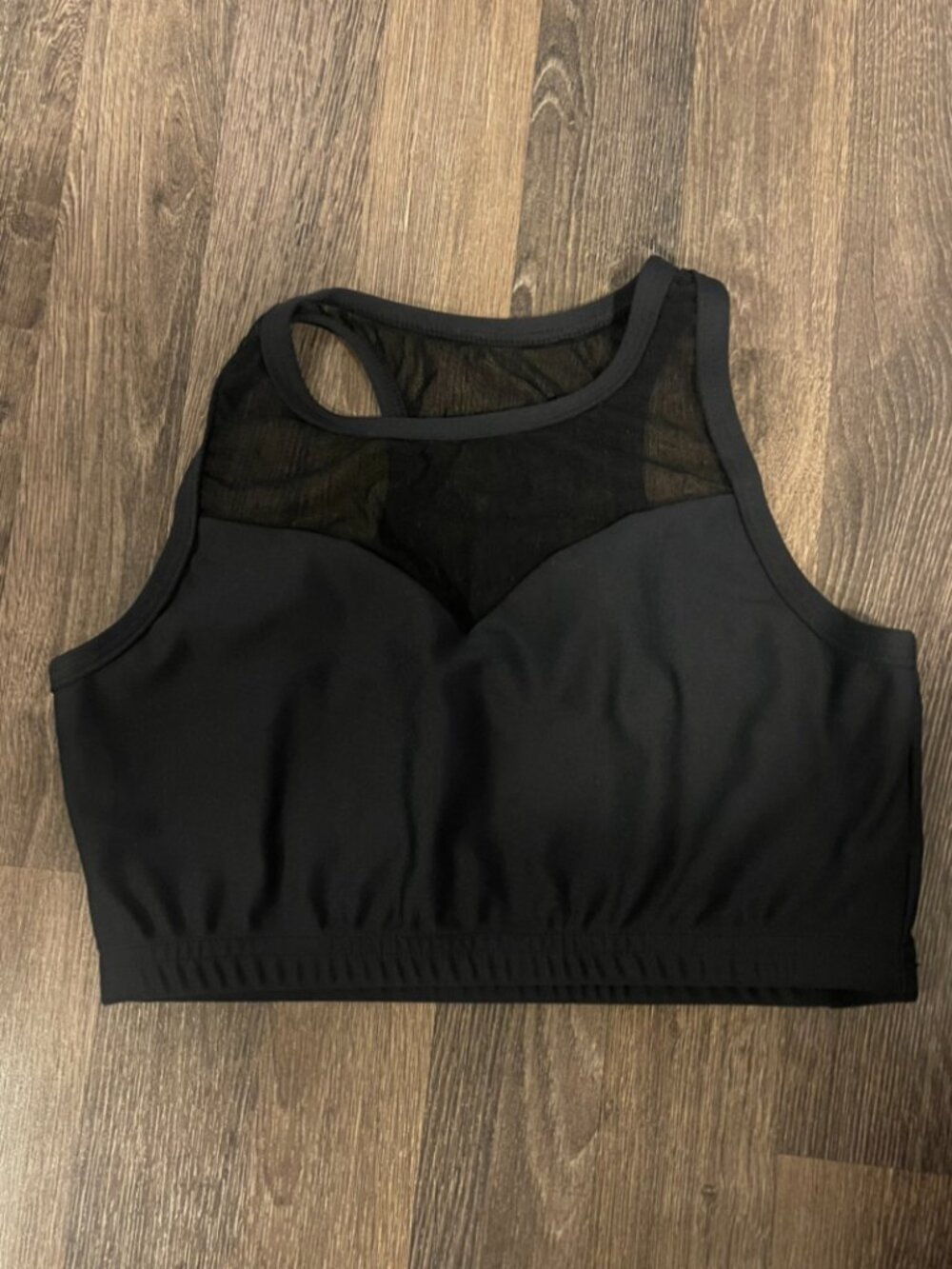 Black Tank Crop Top